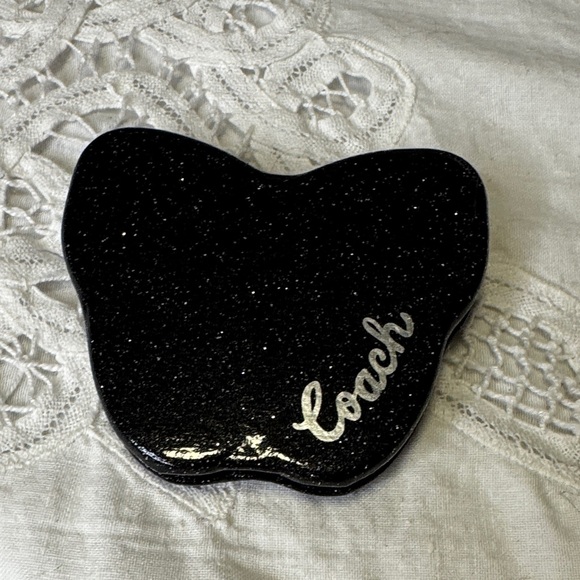 Coach Glitter Butterfly Compact Mirror - So Cute!! - Picture 5 of 6